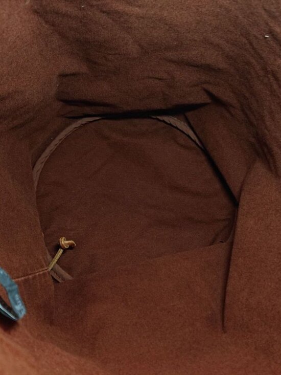 Hermes Polochonmimil Shoulder Bag Brown Canvas Drawstring - Picture 15 of 16